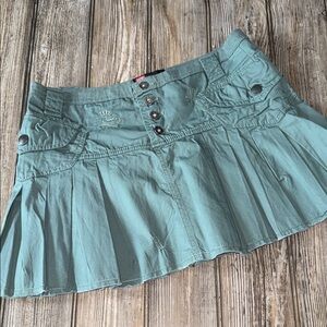 Diesel skirt pleated Stylish Green size 26 y2k